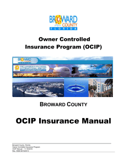 OCIP Insurance Manual B C