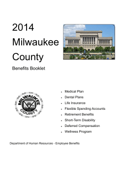 2014 Milwaukee County Benefits Booklet