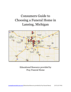 Consumers Guide to Choosing a Funeral Home in Lansing, Michigan
