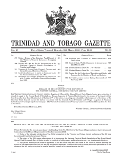 TRINIDAD  AND  TOBAGO  GAZETTE V . 45