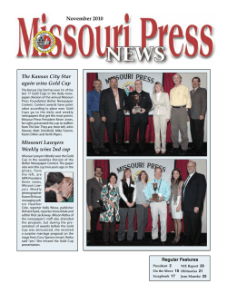 The Kansas City Star again wins Gold Cup November 2010