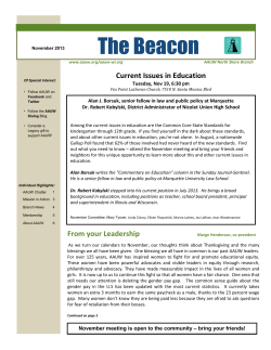 The Beacon Current Issues in Education