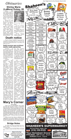 Obituaries