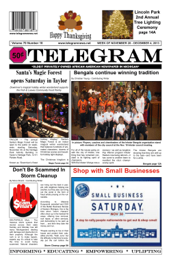 TELEGRAM 50 Santa’s Magic Forest opens Saturday in Taylor