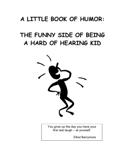 A LITTLE BOOK OF HUMOR: THE FUNNY SIDE OF BEING