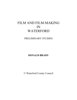 FILM AND FILM-MAKING IN WATERFORD