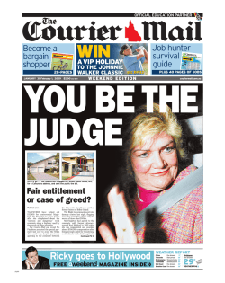 YOU BE THE JUDGE WIN Fair entitlement