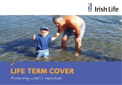 Life Term COVer Protecting what’s important 1