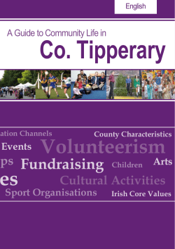 Co. Tipperary Volunteerism Community Centres
