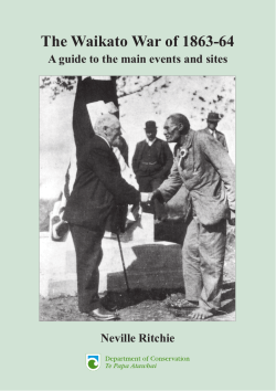 The Waikato War of 1863-64 Neville Ritchie