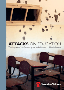 AttAcks the impact of conflict and grave violations on children’s futures