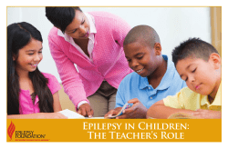 Epilepsy in Children: The Teacher’s Role