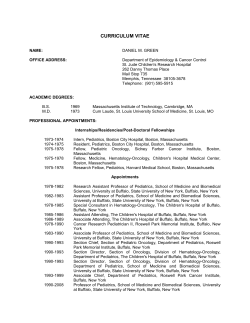 CURRICULUM VITAE