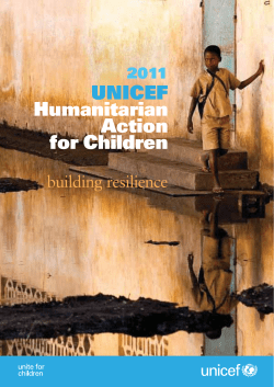 UNICEF Humanitarian Action
