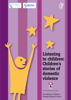 Listening to children: Children’s stories of