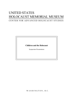 UNITED STATES HOLOCAUST MEMORIAL MUSEUM