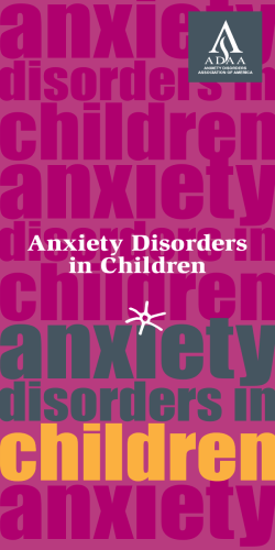 anxiety anxıety children