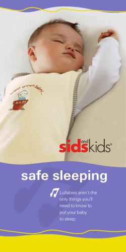 safe sleeping Lullabies aren’t the only things you’ll need to know to