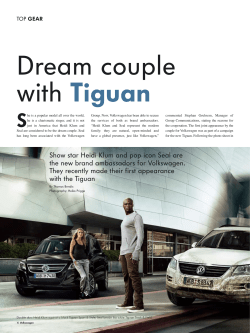 Dream couple with  Tiguan