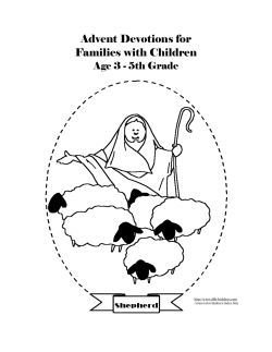 Advent Devotions for Families with Children Age 3 - 5th Grade