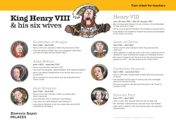 King Henry VIII &amp; his six wives Henry VIII