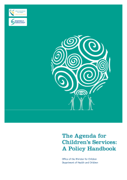 The Agenda for Children’s Services: A Policy Handbook