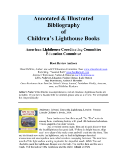 Annotated &amp; Illustrated Bibliography of Children’s Lighthouse Books