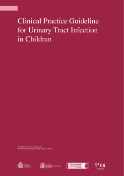 Clinical Practice Guideline for Urinary Tract Infection in Children