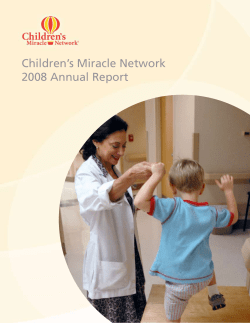 Children’s Miracle Network 2008 Annual Report