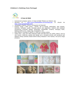 Children’s Clothing from Portugal