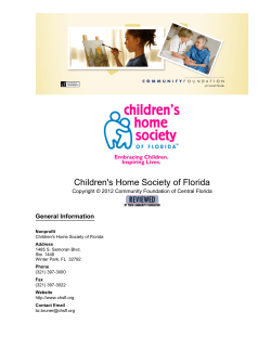Children's Home Society of Florida General Information