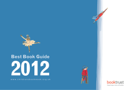 2012 Best Book Guide Inspiring a love of books