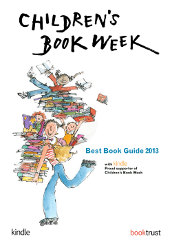 Best Book Guide 2013 with Proud supporter of Children’s Book Week