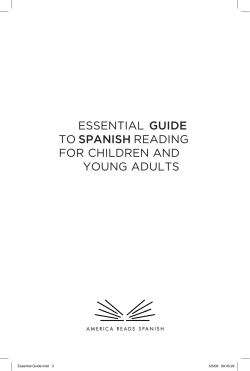 ESSENTIAL GUIDE  TO SPANISH READING