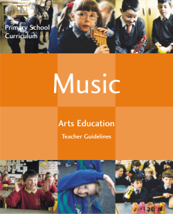 Music Arts Education Primary School Curriculum