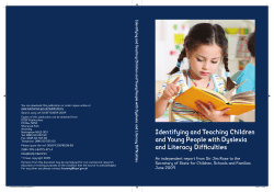 Identifying oung and Teaching Children and