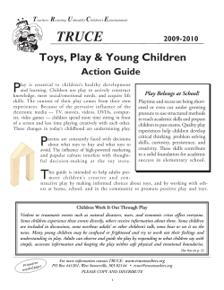 TRUCE  P Toys,	Play	&amp;	Young	Children