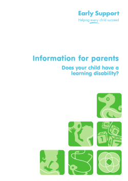 Information for parents Does your child have a learning disability?