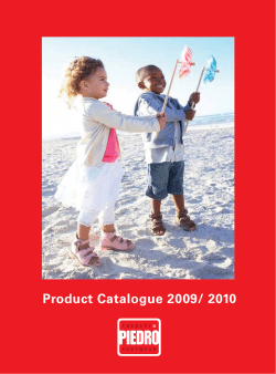 Product Catalogue 2009/ 2010