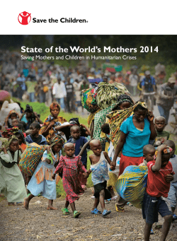 State of the World’s Mothers 2014