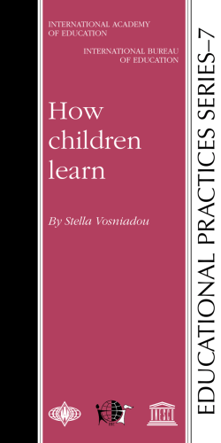 How children learn CTICES SERIES–7