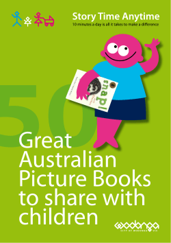 Great Australian Picture Books to share with