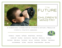 A KidMin360 Collaborative Children’s Ministry Resource  Baird, KidMin360