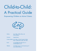 Child-to-Child: Ct CtC A Practical Guide