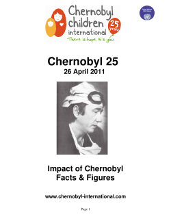 Chernobyl 25  Impact of Chernobyl Facts &amp; Figures