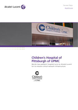Children’s Hospital of Pittsburgh of UPMC