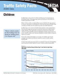 Traffic Safety Facts Children 2006 Data