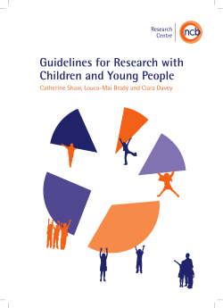 Guidelines for Research with Children and Young People