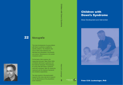 22 Children with Down’s Syndrome Monografie