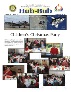 Children’s Christmas Party The Weekly Publication of